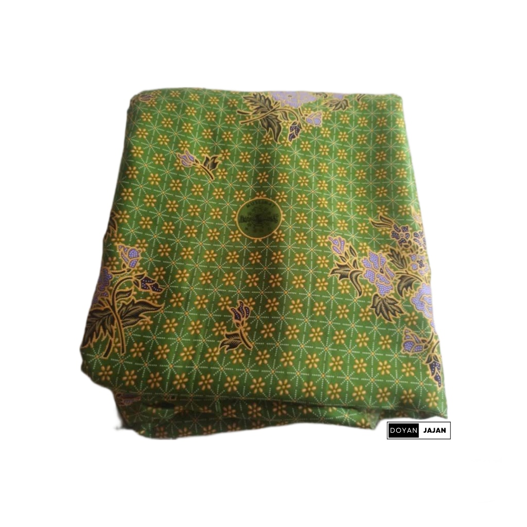 Kain Batik Halus Semi Sutra Silk Seragam Muslimat Nu Wanita Terbaru Premium Hijau Muda Doyanjajan