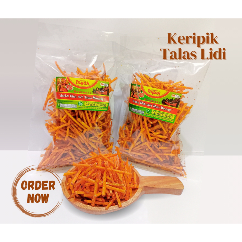 

Keripik Talas Lidi, Keripik Usaha Inyak