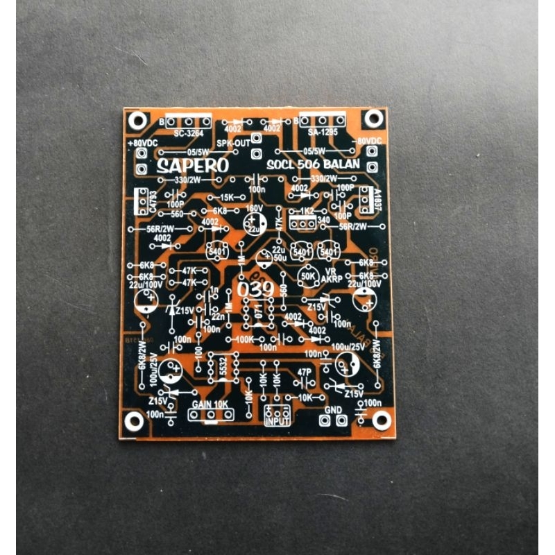 PCB SOCL 506 Input Balance SAPERO 039