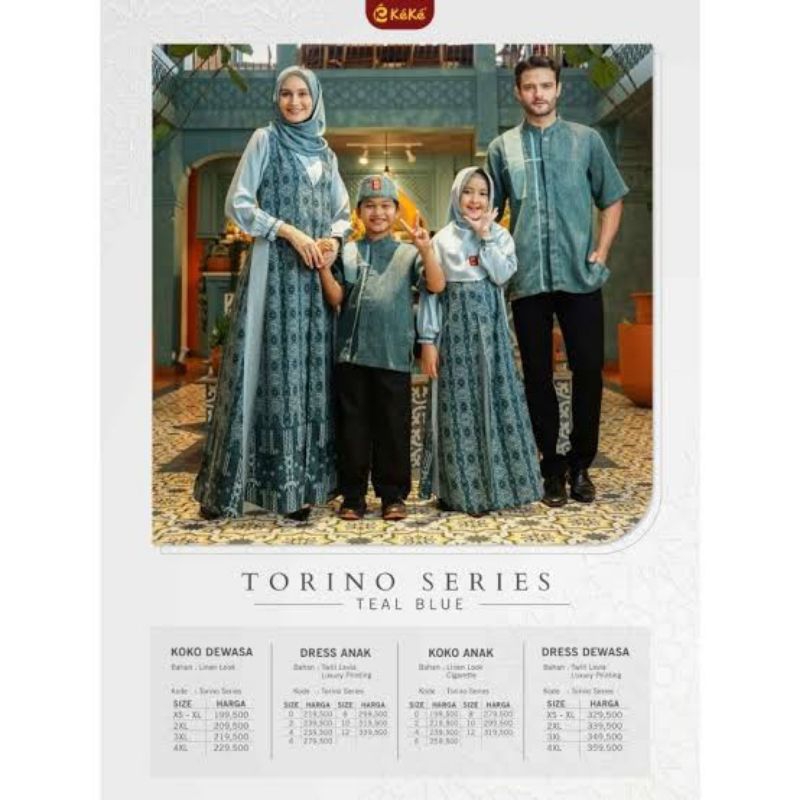 TORINO SERIES BY KEKE BUSANA HARGA PROMO DISKON MURAH BUSANA MUSLIM SARIMBIT KELUARGA