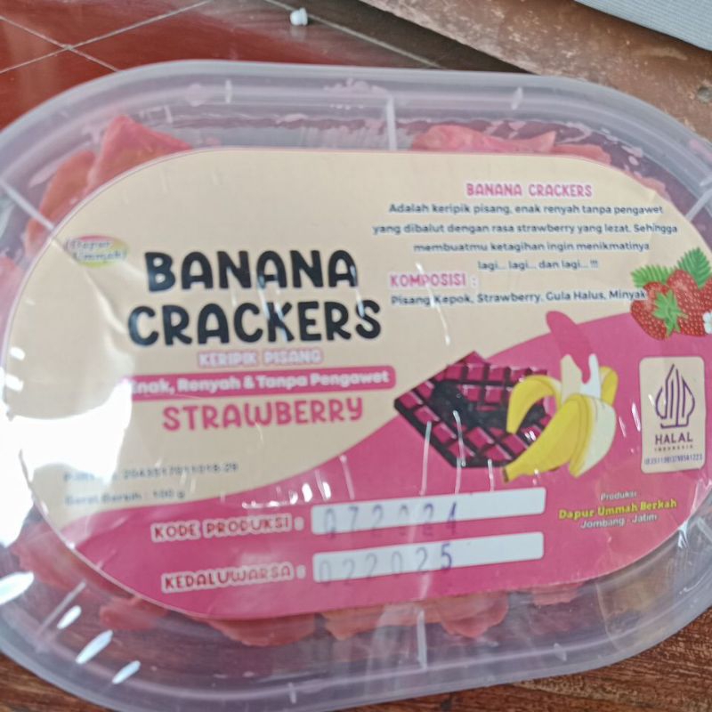 

banana crackers