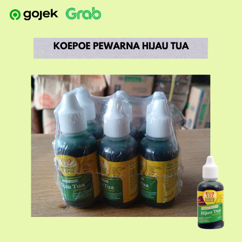 

Koepoe Pewarna Makanan Hijau Tua 30 ML - 6 Pcs