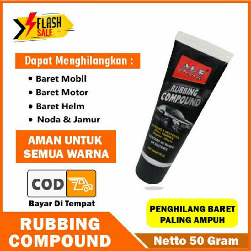 ALF COMPOUND 50gram RUBBING COMPOUND ALF KOMPON