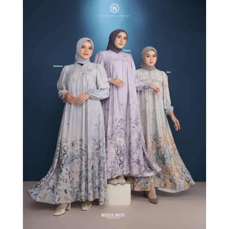 MOICCA DRESS BY NADHERA LUXURY ORIGINAL/GAMIS KONDANGAN/GAMIS NADHERA