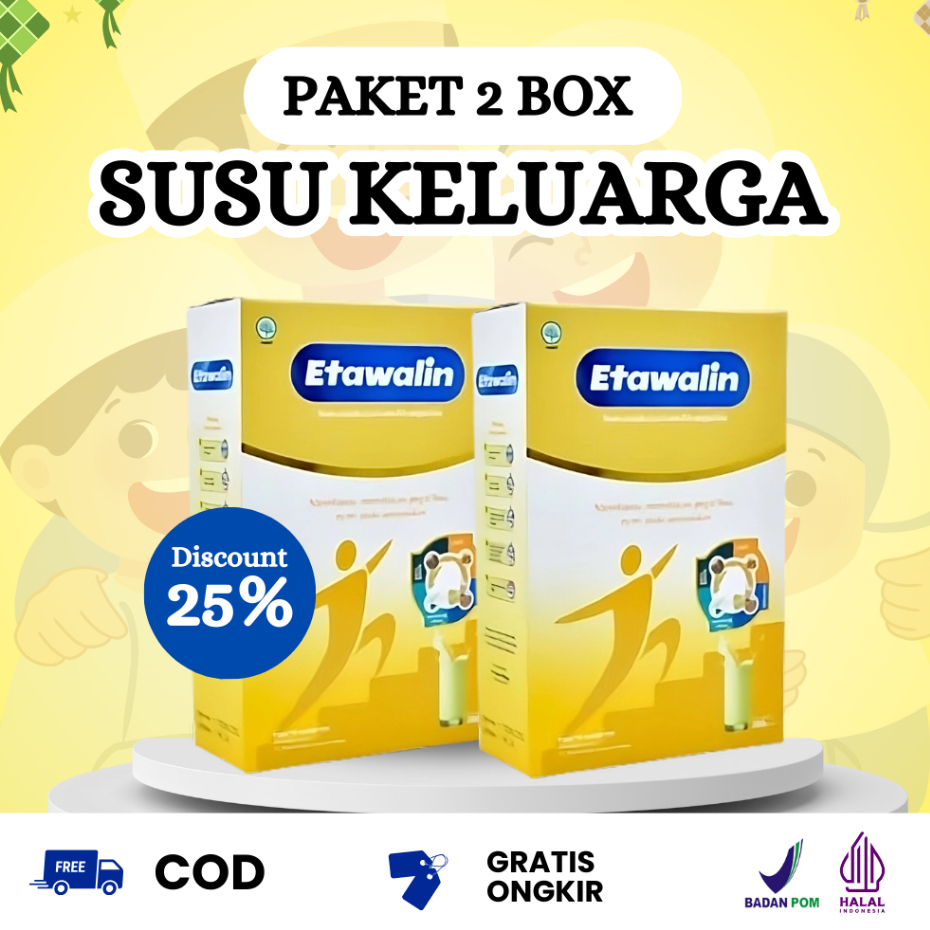 

ETAWALIN Paket 2 Box 2X Lebih Ampuh Sembuhkan Asam Urat dan Nyeri Sendi 200gr