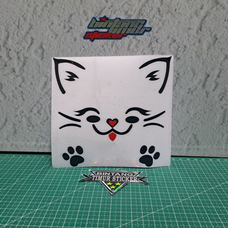 

STICKER STIKER HAMBAR KUCING STICKER MOTOR MOBIL DLL CUTTING STICKER