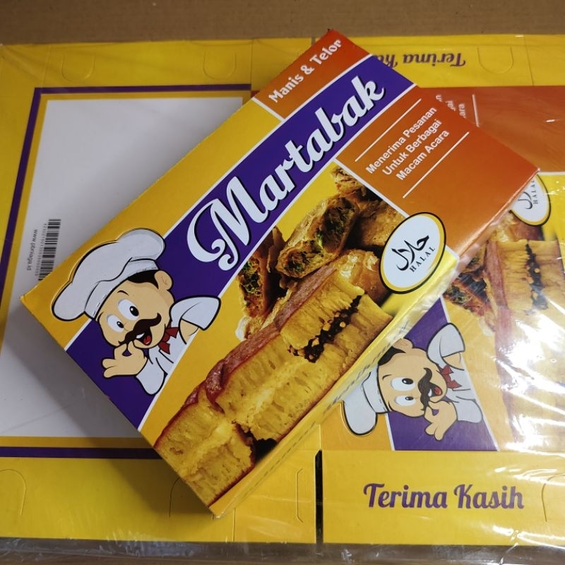 Dos martabak kuning uk. 21x13, 1pack isi 100pcs