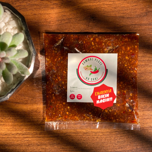 

Sambal Pecel Bu Sani, Tanpa MSG dan Bahan Pengawet