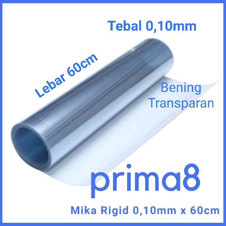 

HEMAT Plastik Mika Kaku Rigid Rigit PVC Clear Bening Ukuran Tertipis Tebal 1 1 1 mm Lebar 6 cm Meteran