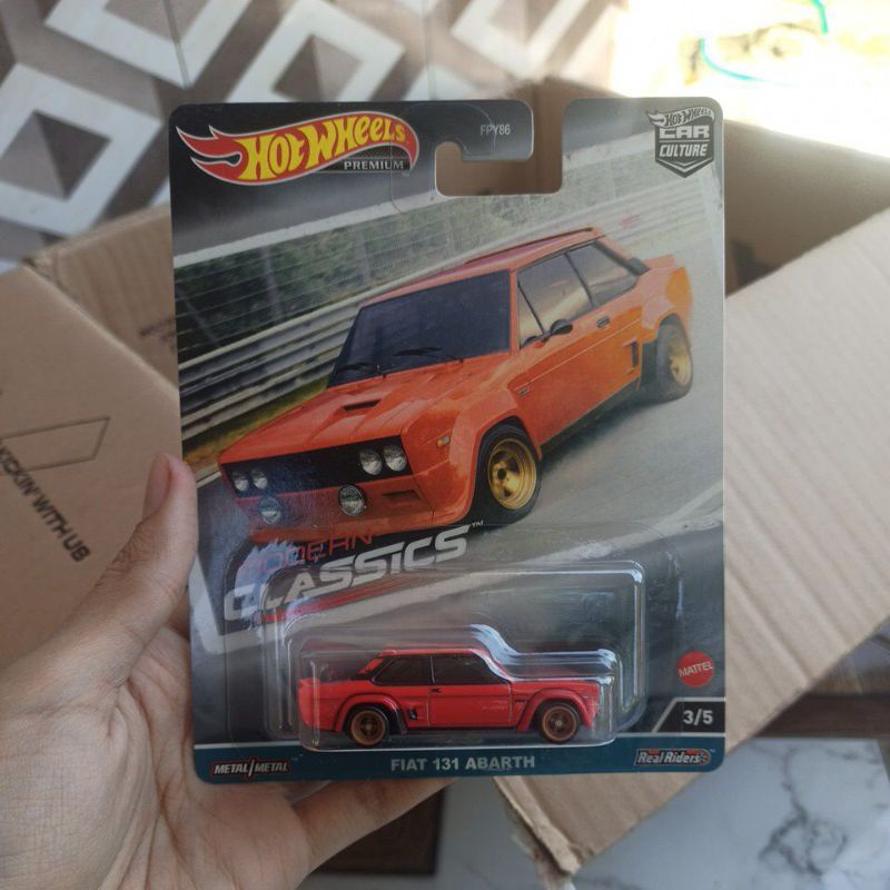 Hotwheels Premium Fiat 131 Abarth Merah Car Culture