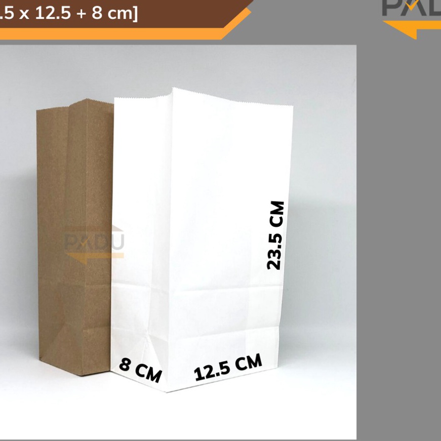 

Gila 5 Pcs SOS Paper Bag M Kantong Kertas SOS Fried Chicken Snack