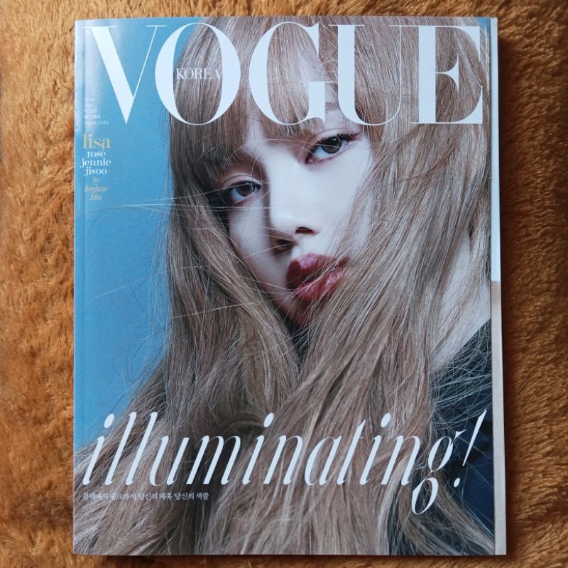 [BACA DESKRIPSI] MAJALAH MAGAZINE VOGUE KOREA LISA BLACKPINK JUNE 2021 ISSUE