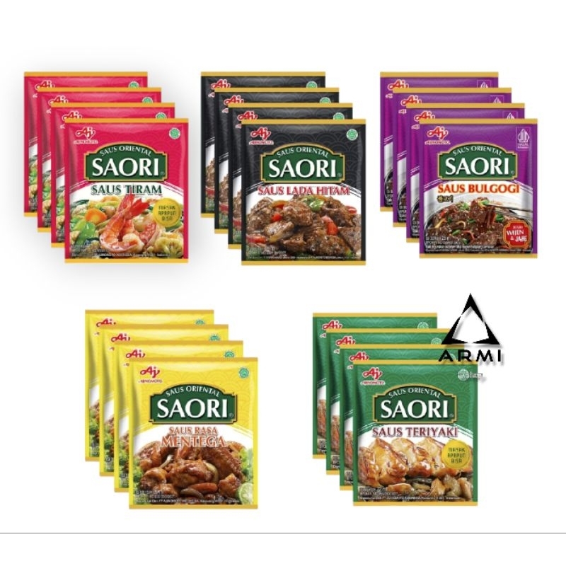 

Saus Oriental SAORI Isi 4 Sachet