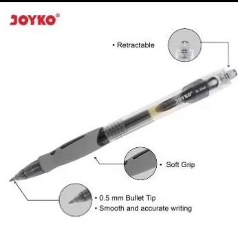 

Joyko pen gel GP-265 Q warna hitam