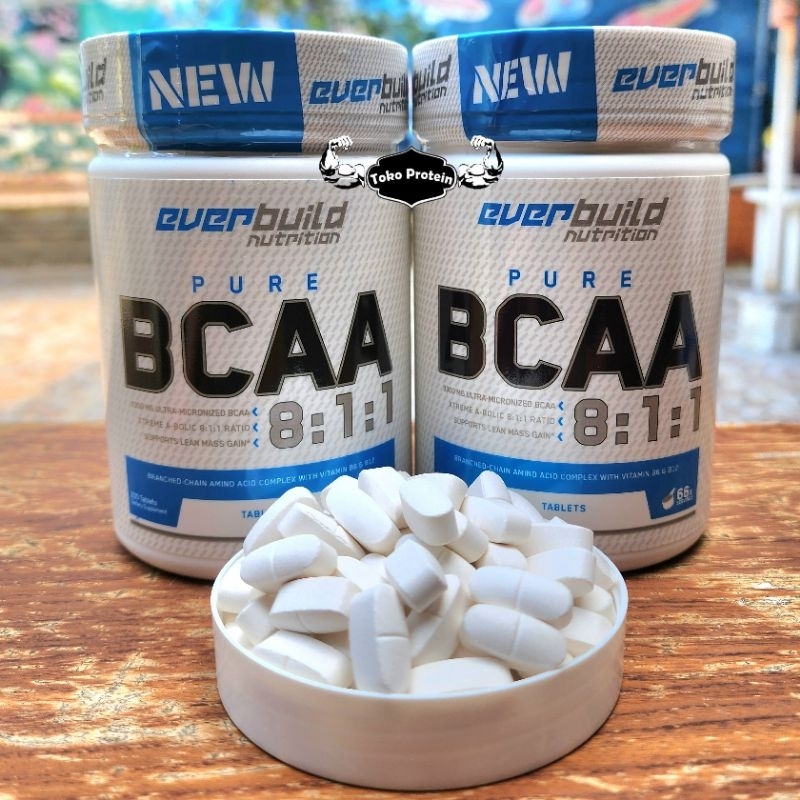 Everbuild Nutrition PURE BCAA 8:1:1 200 TABLET EV Ever Build Tab EVB Platinum BCAA MT MP Mutant