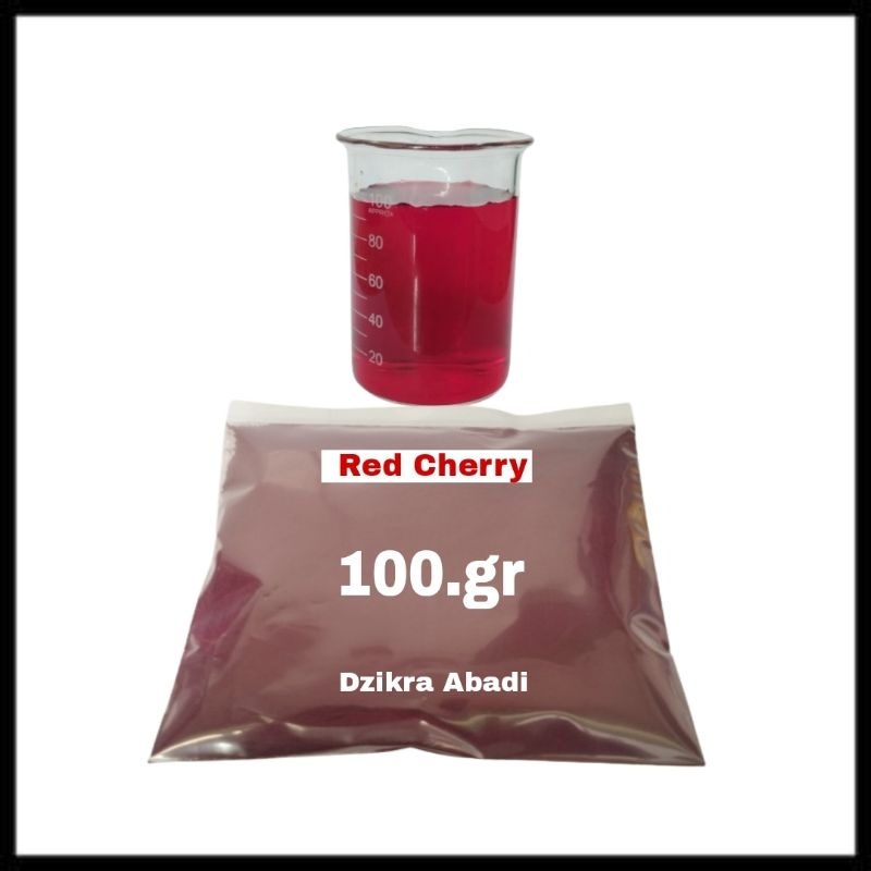 

Pewarna Makanan Bubuk Merah Ceri Cherry Red 2116 100 gr