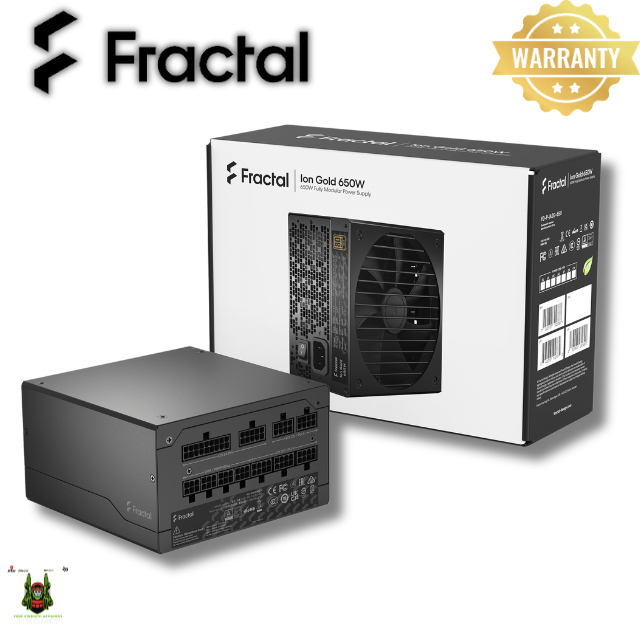 FRACTAL ION GOLD 650 - 650W 80 Plus Gold FULL MODULAR PSU