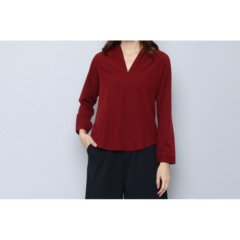 Blouse Wanita Maroon