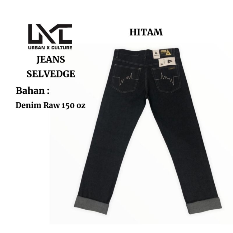 Celana Selvadge Denim Original Celana pria