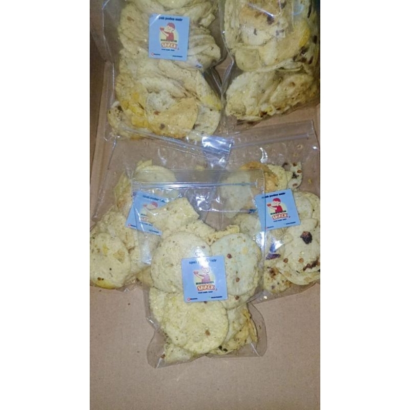 

opak pedas KOKOWIR camilan opak dengan sambal pedas cabai asli lezat halal gurih nagih
