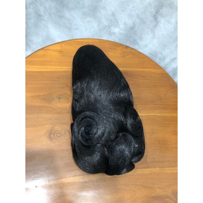 sanggul modern panjang