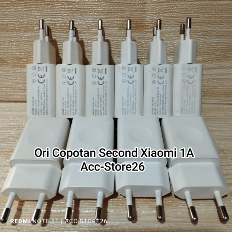 Adaptor/Batok Charger ORI COPOTAN HP Xiaomi Redmi 5A 5A Redmi 4 Redmi 2/3 DLL Second 100% Jamin ORI