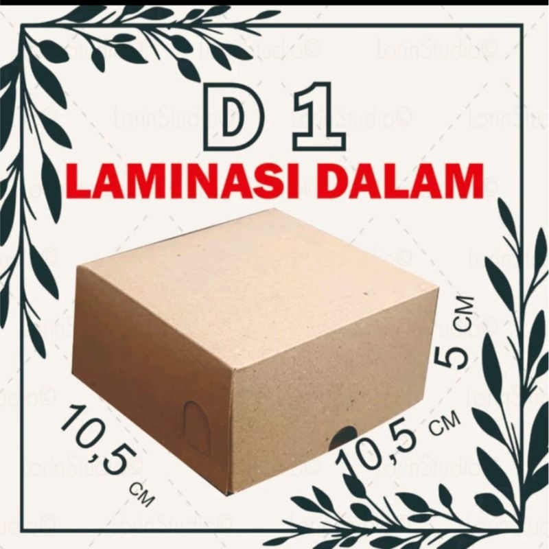

Donat 1 LAMINASI isi 100 lmb dos ukr 10.5x10.5x5.5 dos donat kue