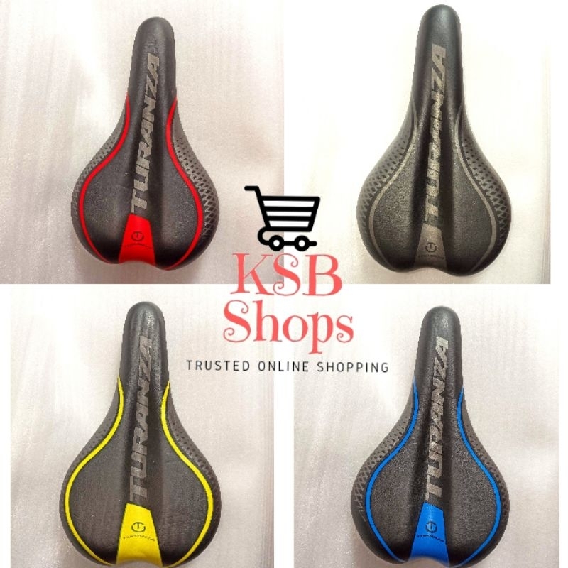 [KSB] SADEL DUDUKAN SADLE SADDLE SEPEDA MTB BMX LIPAT FOLDING EMPUK RINGAN Merk TURANZA By PACIFIC T