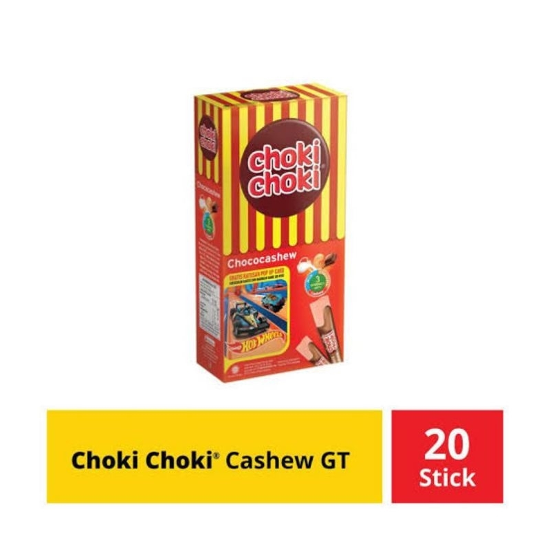 

(1PACK) Choki-Choki Cashew Cokelat isi 20pcs