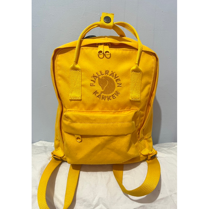 Fjallraven ReKanken MINI Backpack ransel gemas YELLOW Preloved Aesthetic arthoe