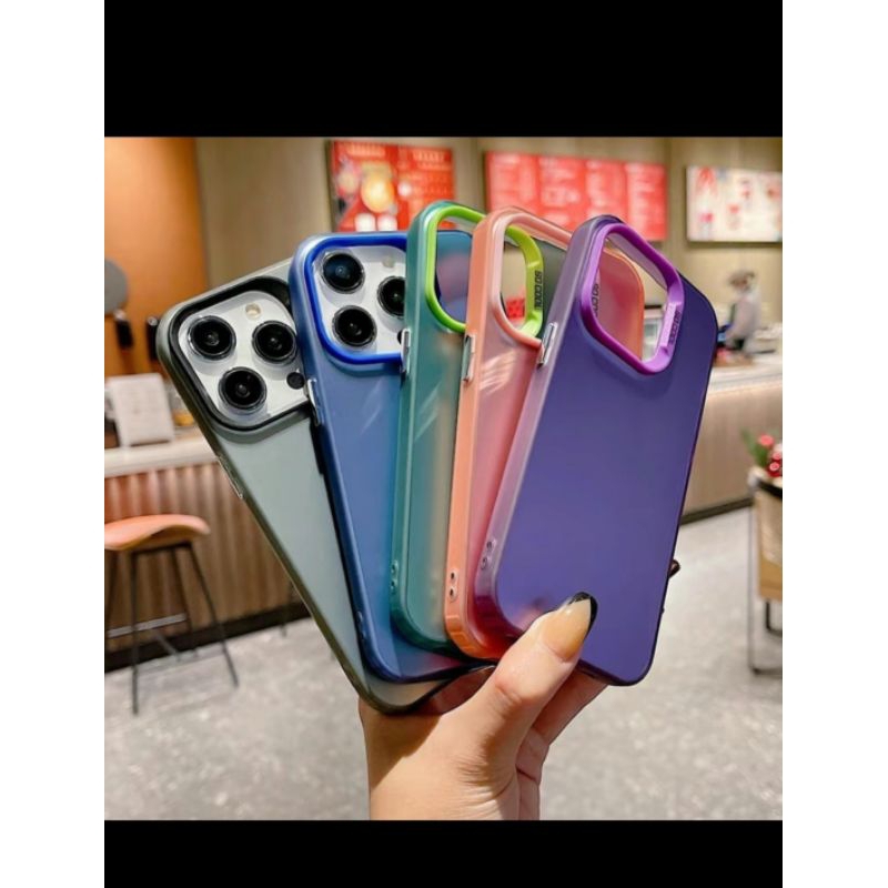 case hybrid IMD hologram macaron oppo a54 a53 a55 dll