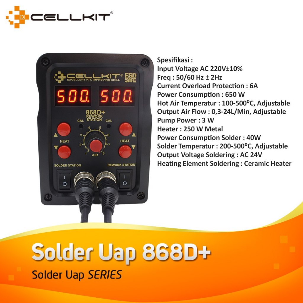 BLOWER DAN SOLDER CELLKIT 868D+