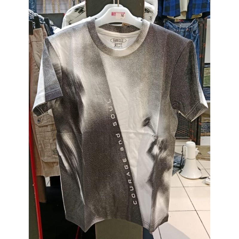 Kaos Gabrielle jeans original mens BBHC373N0524S Kaos oblong pria kaos pria kaos oblong santai kaos 