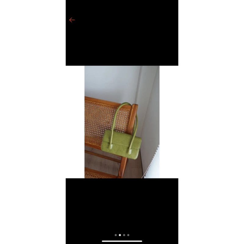 tas bahu / tas kerja / kondangan warna hijau murah (preloved)