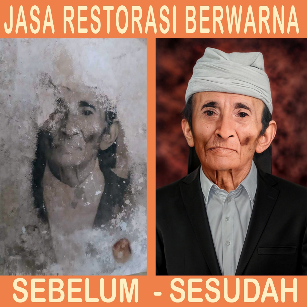 EDIT FOTO HITAM PUTIH MENJADI BERWARNA/RESTORASI FOTO RUSAK/EDIT FOTO/PROFESIONAL EDITING/MEMPERBAIK