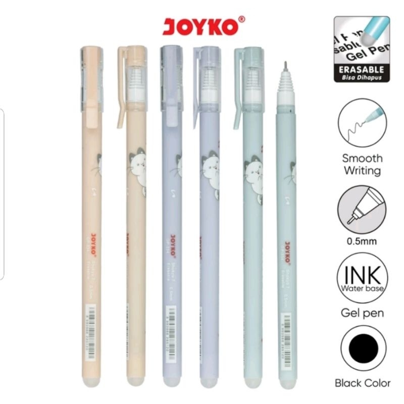 

PULPEN GEL GP-334 JOYKO BISA DIHAPUS