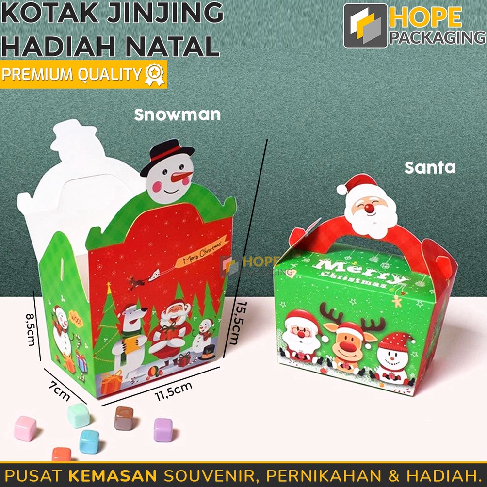 

PANAS Gift Box Natal Kotak Hadiah Natal Box Kue Natal Kotak Hampers Kotak Souvenir Natal Box Bingkisan Snack Gift Box PermenCoklat