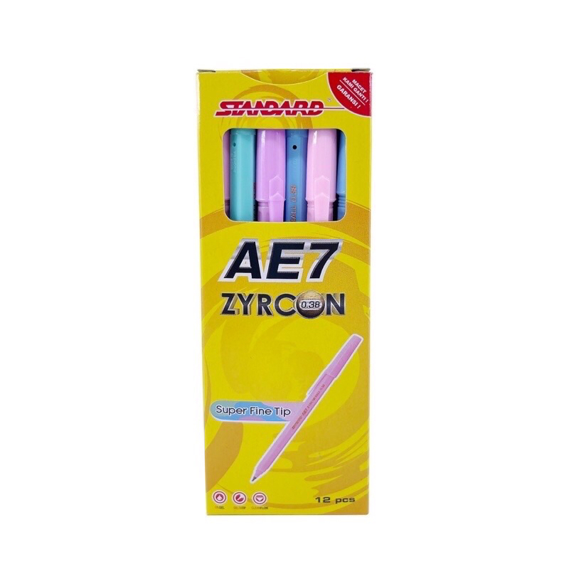 

22F Standard Zycron Ballpoint Murah Pulpen Standard Sekolah atk