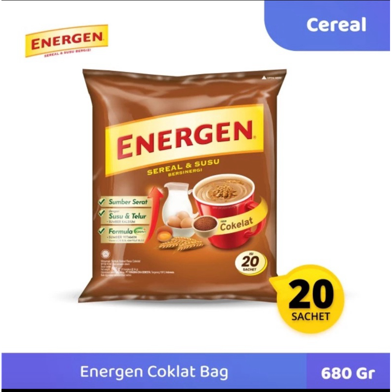 

energen saset coklat