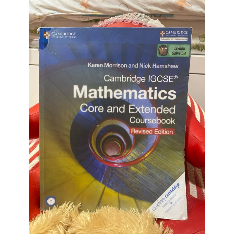cambridge IGCSE mathematic core and extended coursebook