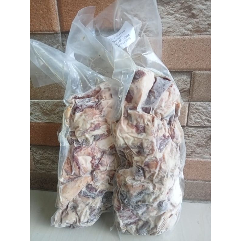 

Beff Bacon (off Cut) 1 kg dari pabrik