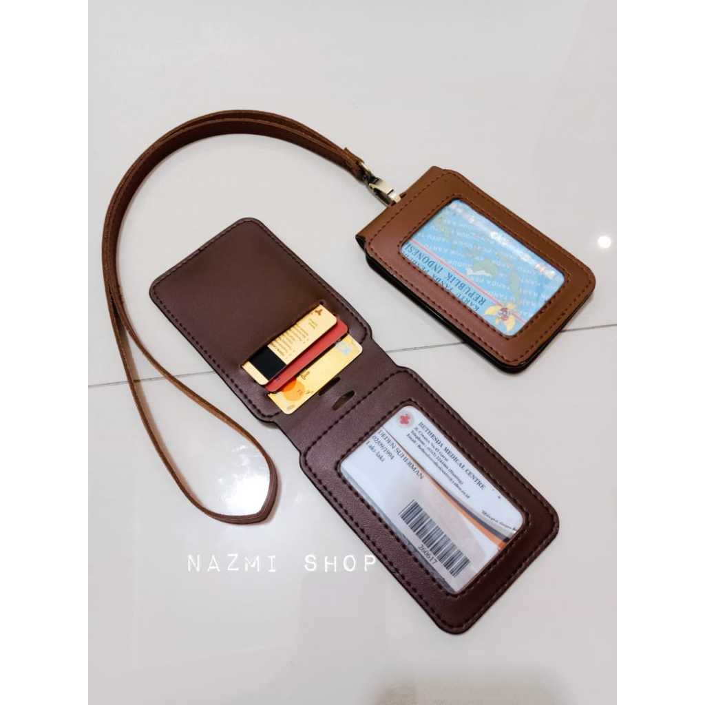 

Id Kard Holder Nme Tag Kulit Holder Model Bolong Terbaru Termurah