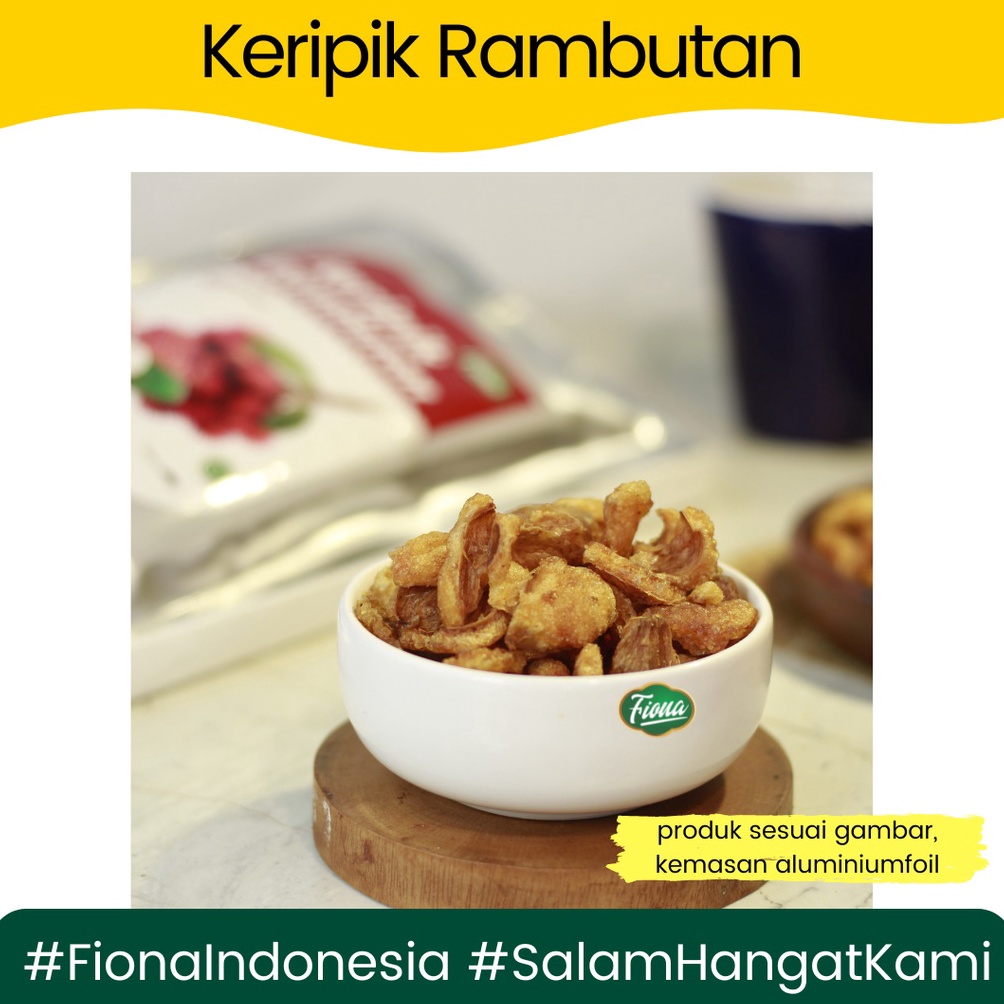 

WAH Fiona Kripik Rambutan 6 gram Khas Kota Malang