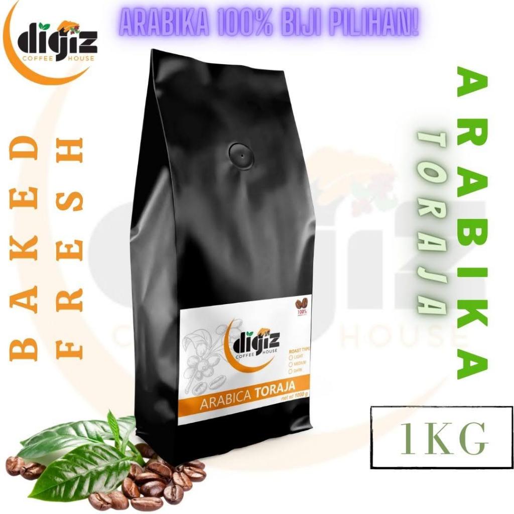 

Kopi Arabika Toraja 1kg Single Origin Biji/Bubuk