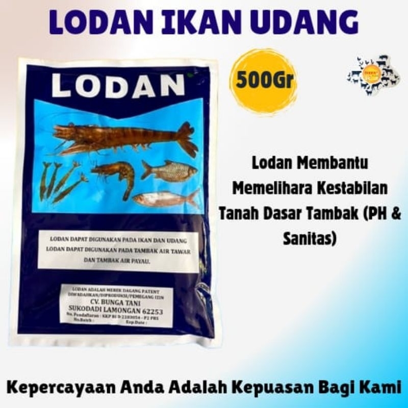 LODAN 500Gr VITAMIN PERTUMBUHAN IKAN UDANG BANDENG