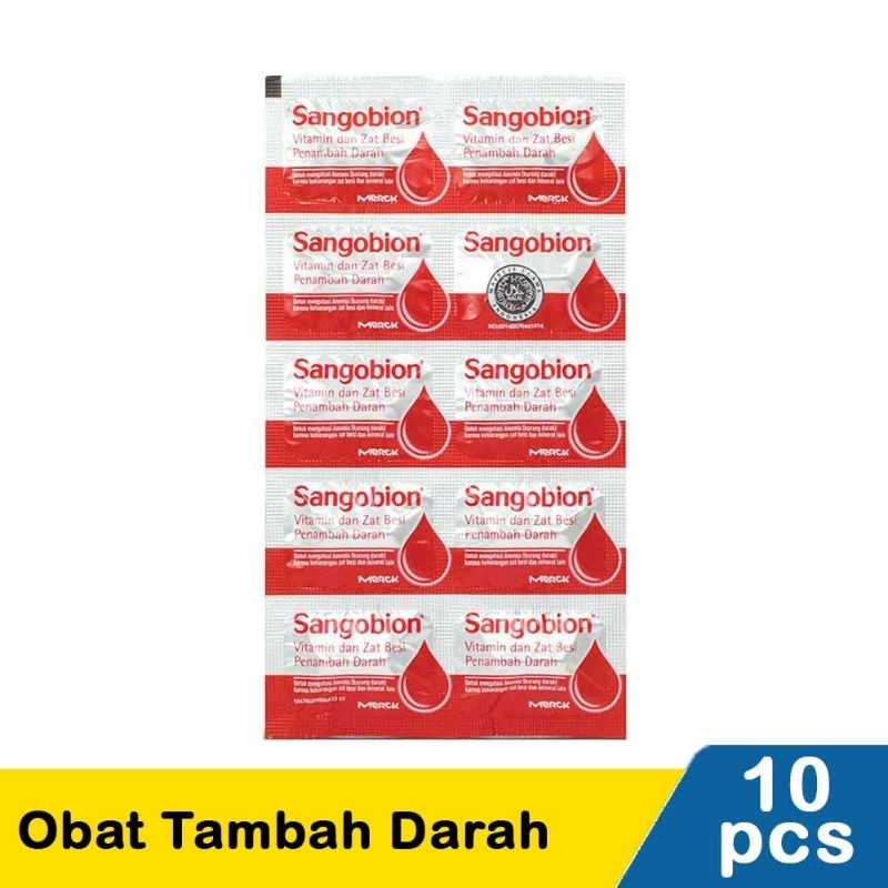 Sangobion Obat Tambah Darah 10'S