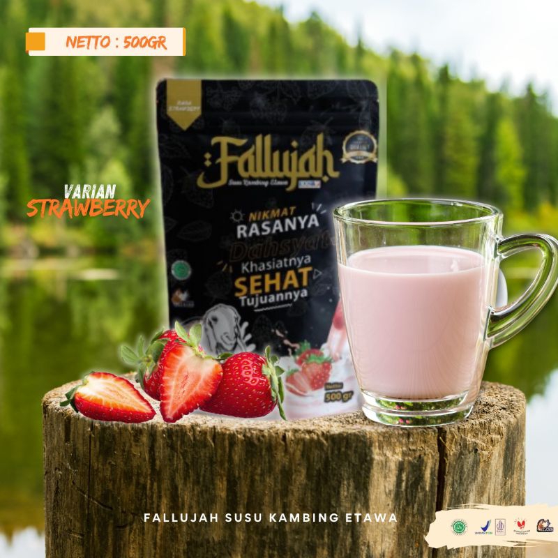 

Fallujah Susu Kambing Etawa Varian Strowberi