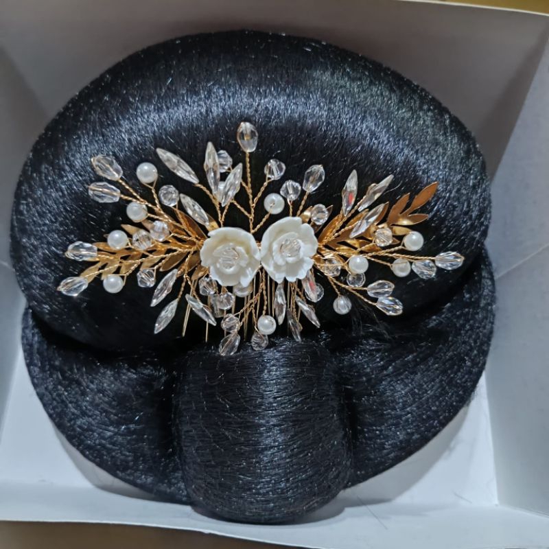 sanggul Dewi modern dan aksesoris 1 set