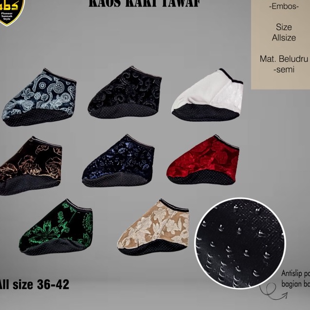 Kaos Kaki Haji Tawaf Kaus Kaki Tawaf Sepatu Tawaf Anti Slip  Sacramento