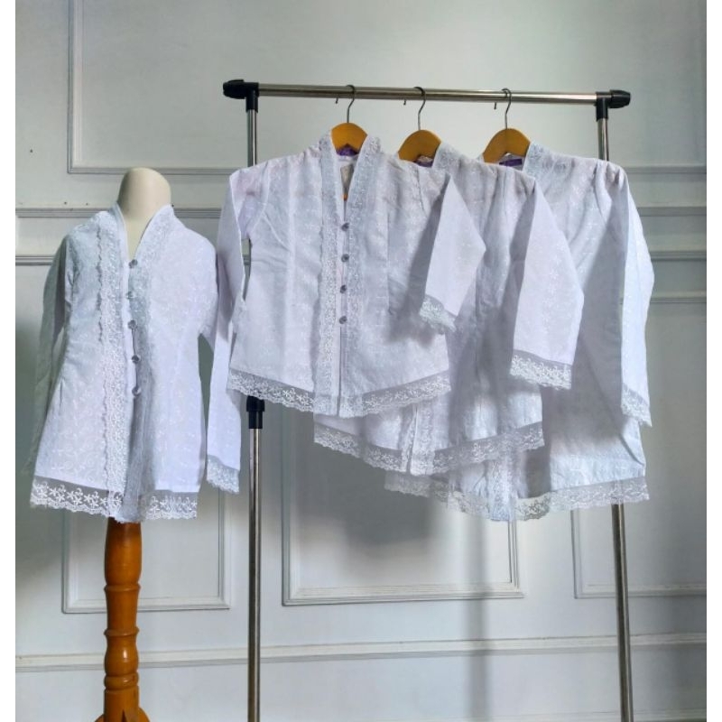 kebaya anak katun bordir | kebaya kudusan | seragam kudus | kebaya anak katun